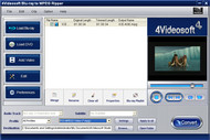 4Videosoft Blu-ray to MPEG Ripper screenshot